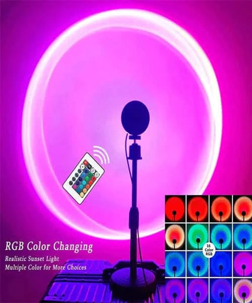 Sunset Projector Light 16 Colours - TikTec