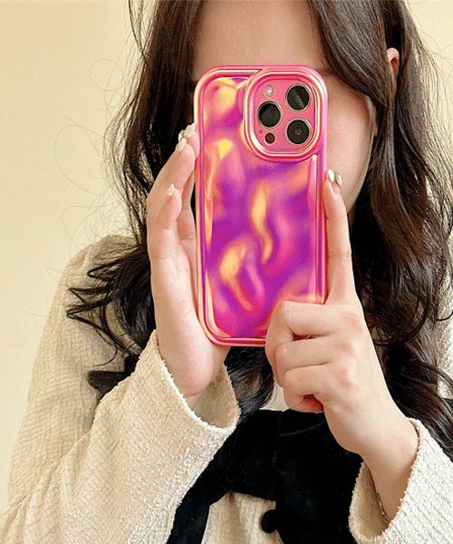 Water Ripple Holographic Phone Case Fort iphone