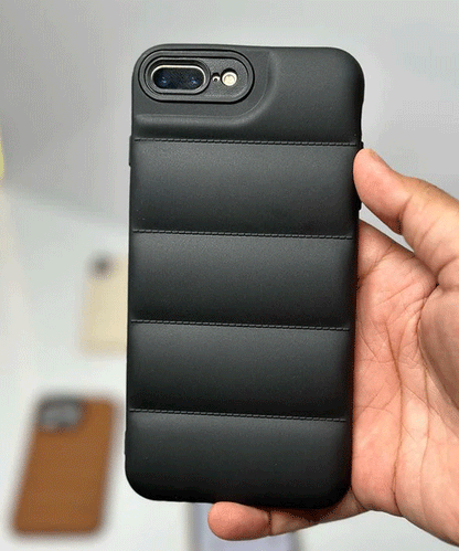 Premium Silicone Puffer Case For iphone