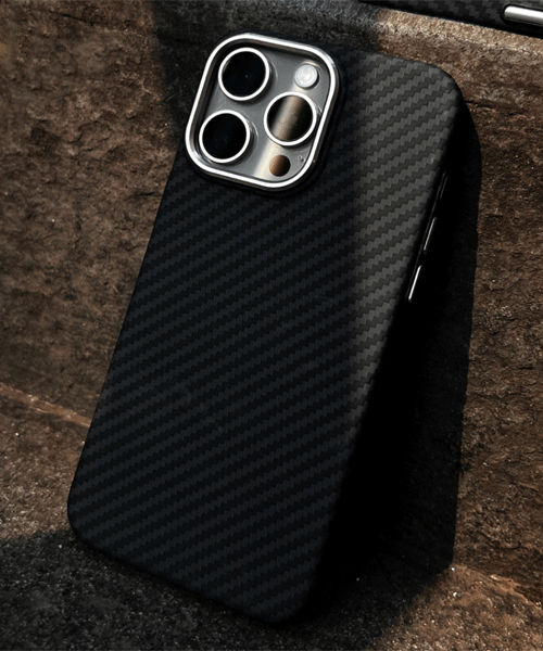 Black Wave Carbon Case