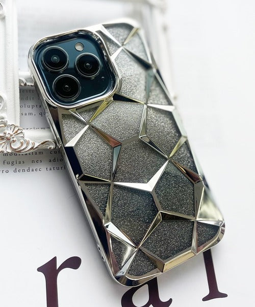 2 in 1 3D Diamond Shimmer Case for iPhone