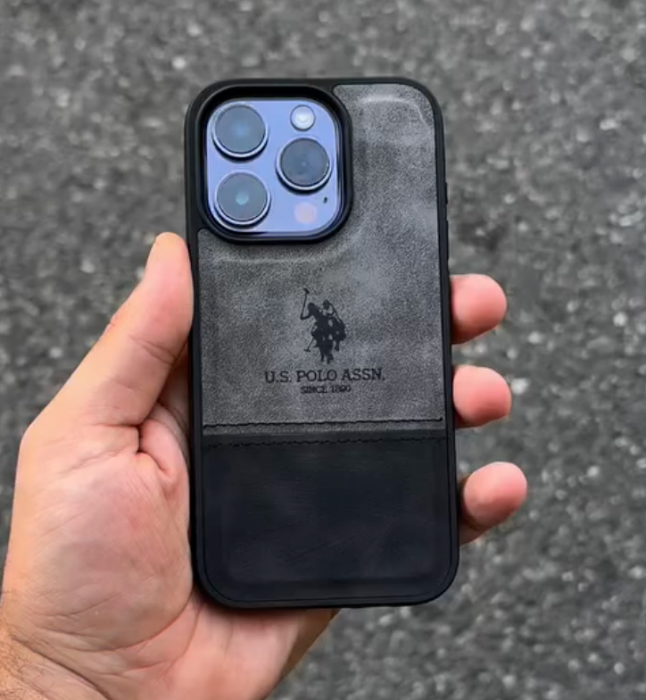 Suede Leather Polo Case