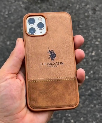 Suede Leather Polo Case