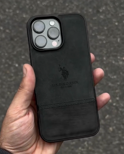 Suede Leather Polo Case