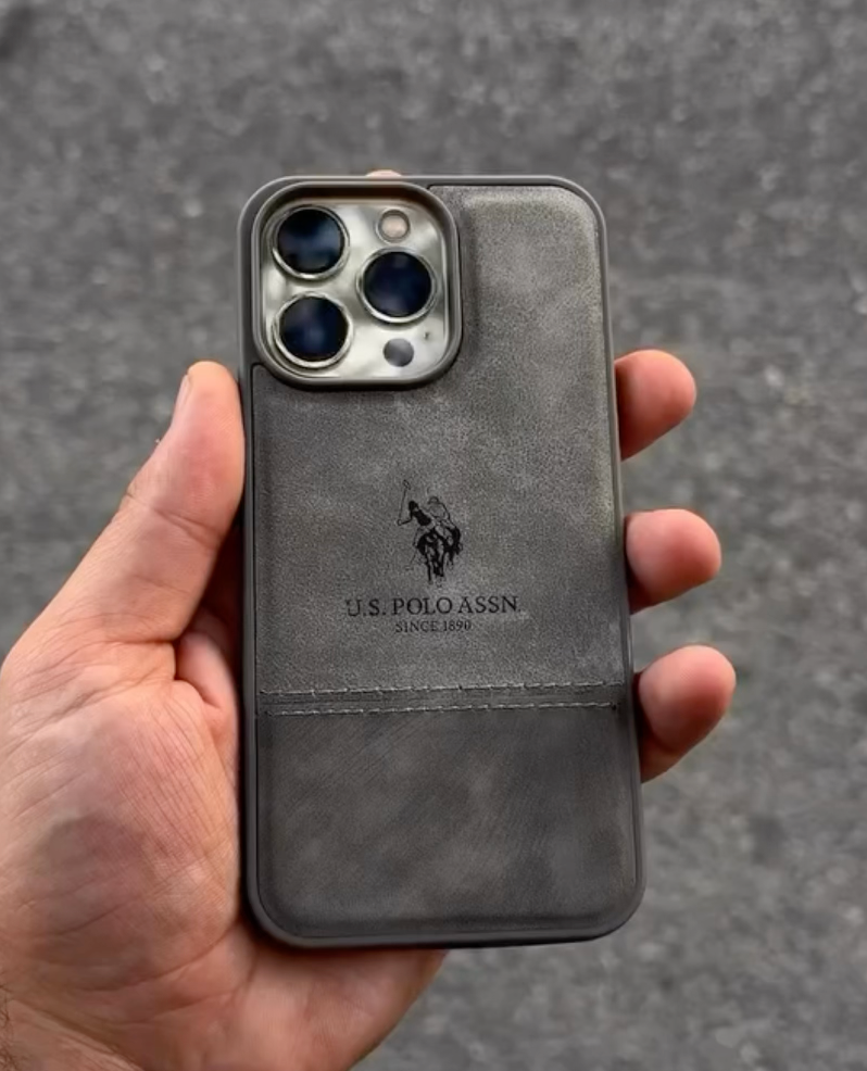 Suede Leather Polo Case