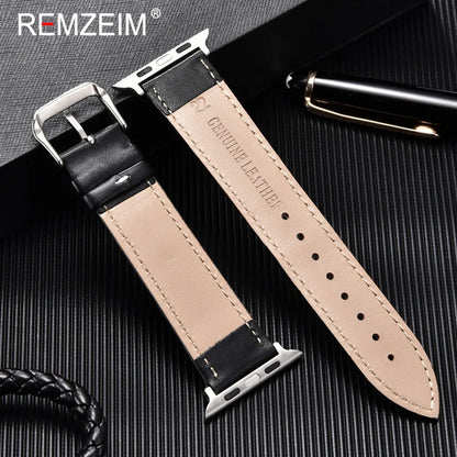 Simple Leather Straps For 42-44-45-49mm