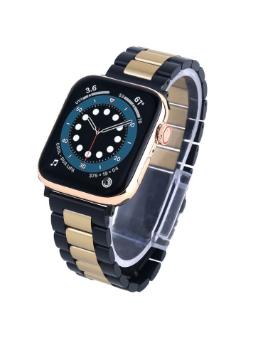 Smartwatches Watch 7 NFC Gold Edition with Black Gold Chain Strap | Gold Dial | IW7 | 44mm