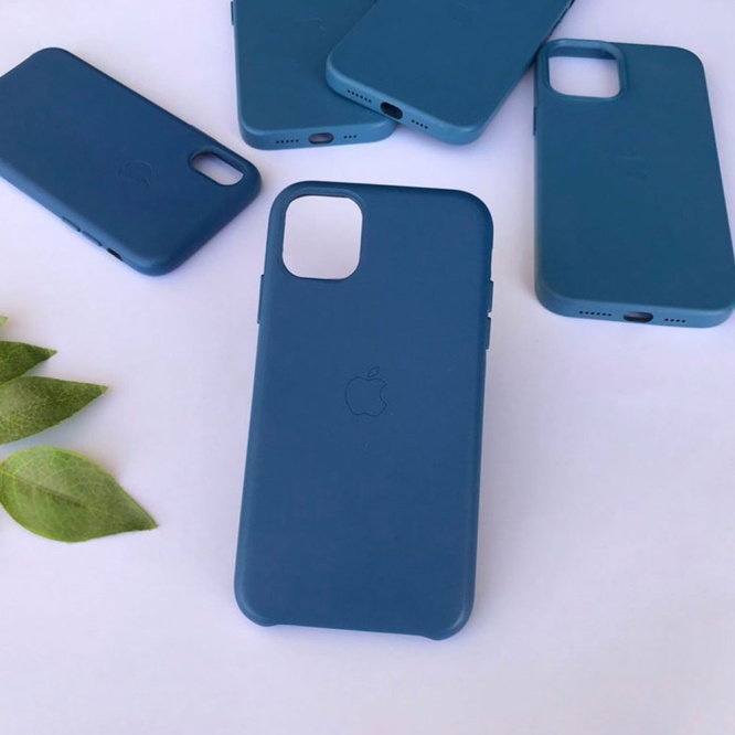Apple Cases Apple Leather Case Blue 2