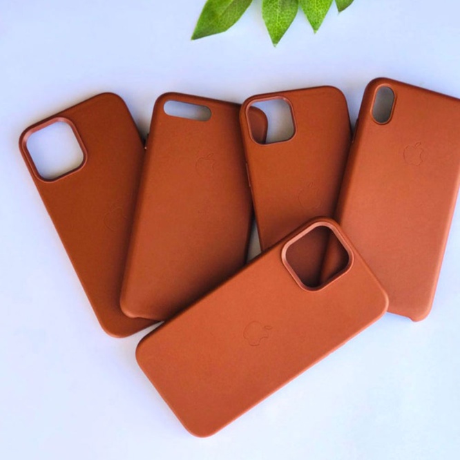 Apple Cases Apple Leather Case Brown 2