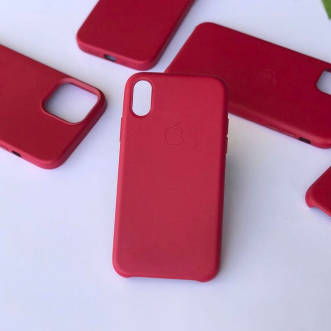 Apple Cases Apple Leather Case Rose Red