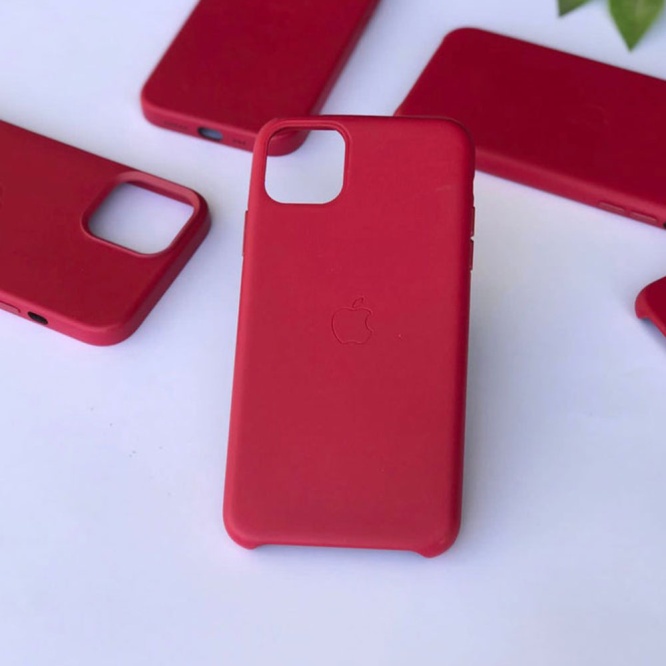 Apple Cases Apple Leather Case Rose Red 3