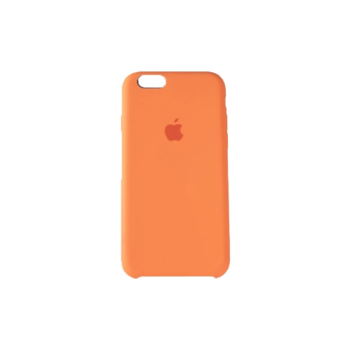 apple-iPhone-light-orange-silicon-cover