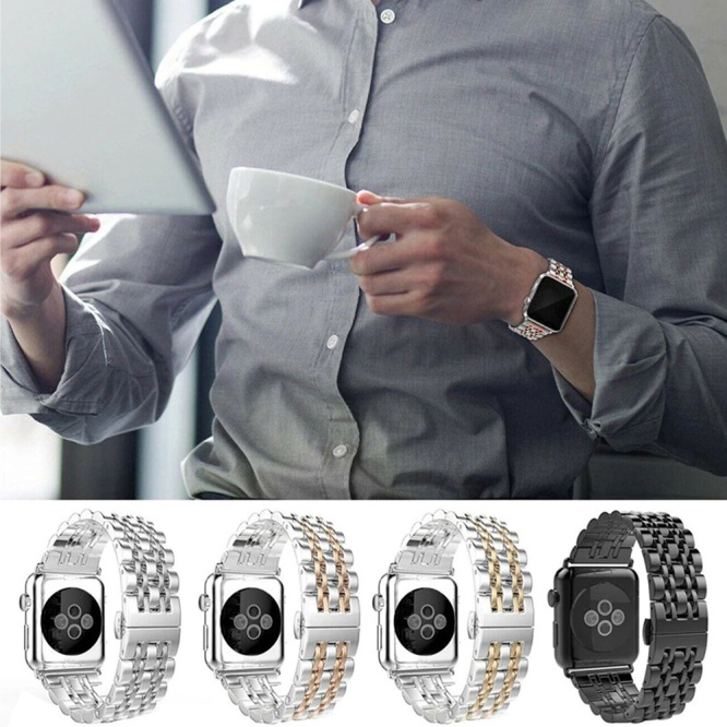 Smartwatch Accessories Fancy rolex chain 7 breed straps For 42-44mm 3