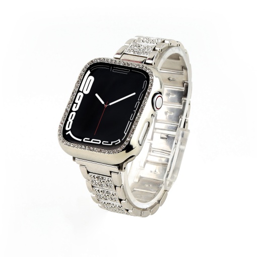 Chain Smartwatches Watch 7 MK Edition with Diamond MK Steel Strap | Diamond Dial | W17 | 44mm