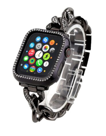 Ladies Smartwatches Diamond Watch with Diamond Studded Strap | 44mm