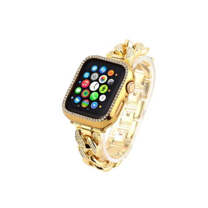 Ladies Smartwatches Diamond Watch with Diamond Studded Strap | 44mm 4