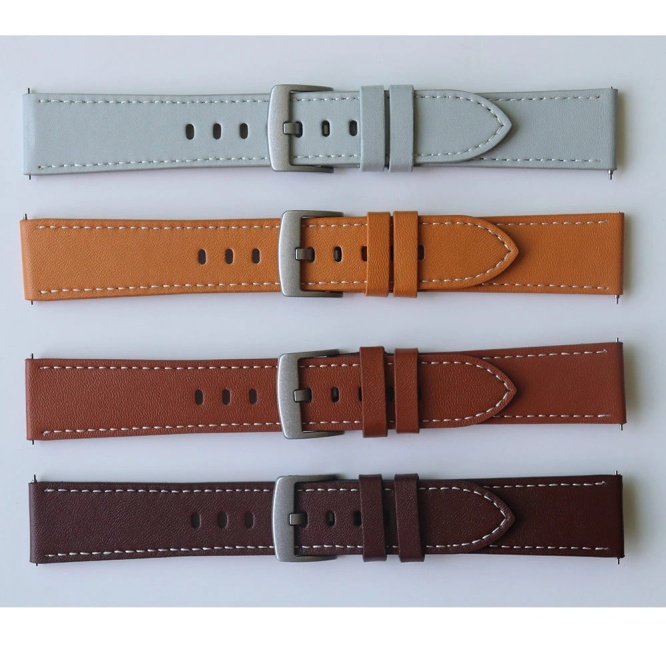 Smartwatch Accessories Linen Leather Straps For For 22mm 5