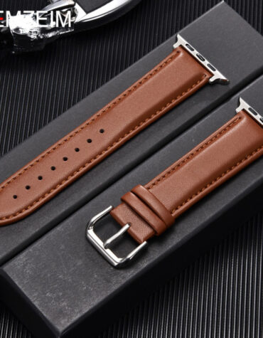 Smartwatch Accessories Simple Leather Straps For 42-44mm
