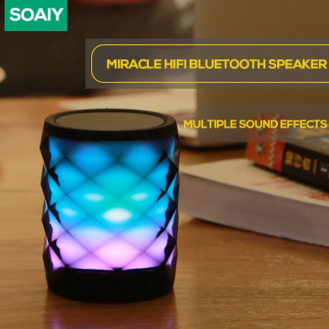 Audio Soaiy Diamond S70 Wireless Bluetooth LED Speaker 2