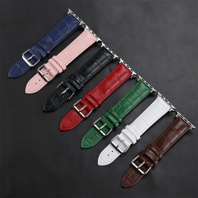 Smartwatch Accessories Textured Leather Straps For 42-44mm 2