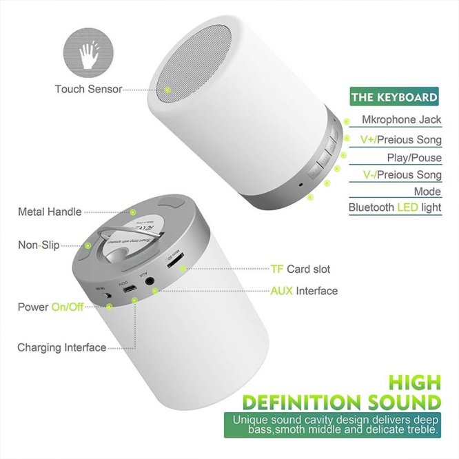 Audio Touch Lamp Speaker 4