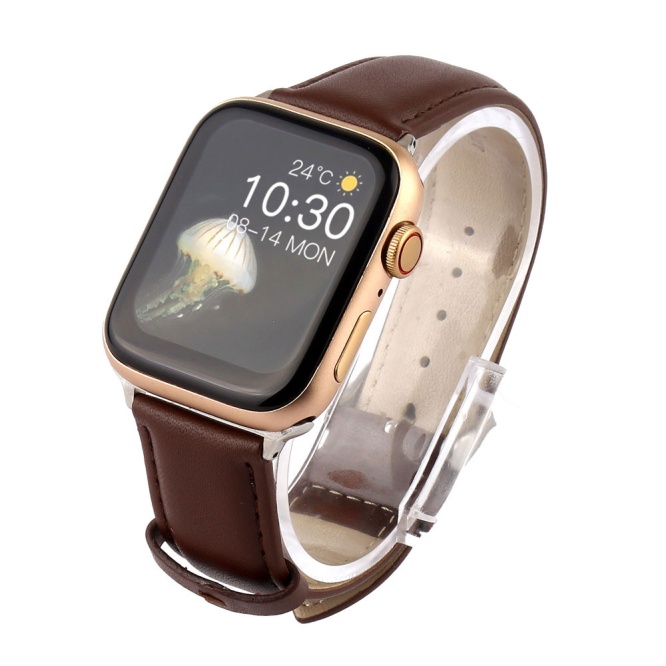 Leather Smartwatches Watch 7 Pro Master Edition | W17 | Gold Dial | 44mm 3