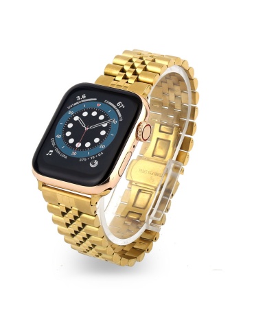 Chain Smartwatches Watch 7 NFC Gold Edition With 5 Breed ROLX Chain Strap | Gold Dial | IW7 | 44mm