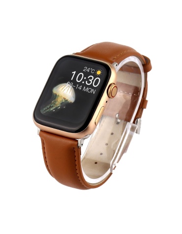 Leather Smartwatches Watch 7 Pro Master Edition | W17 | Gold Dial | 44mm