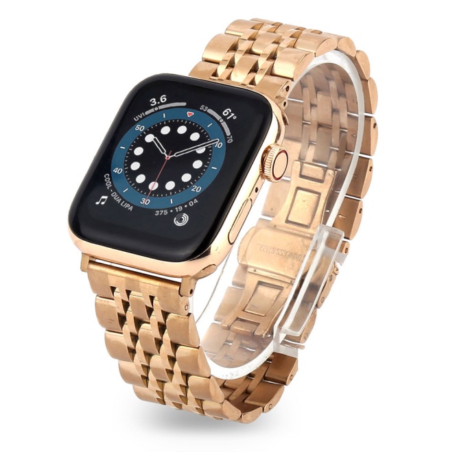 Chain Smartwatches Watch 7 NFC Gold Edition with 7 Breed Fancy ROLX Strap | Gold Dial | IW7 | 44mm