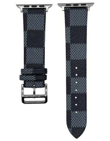 Straps LV Check Leather Straps For 42-44mm 2
