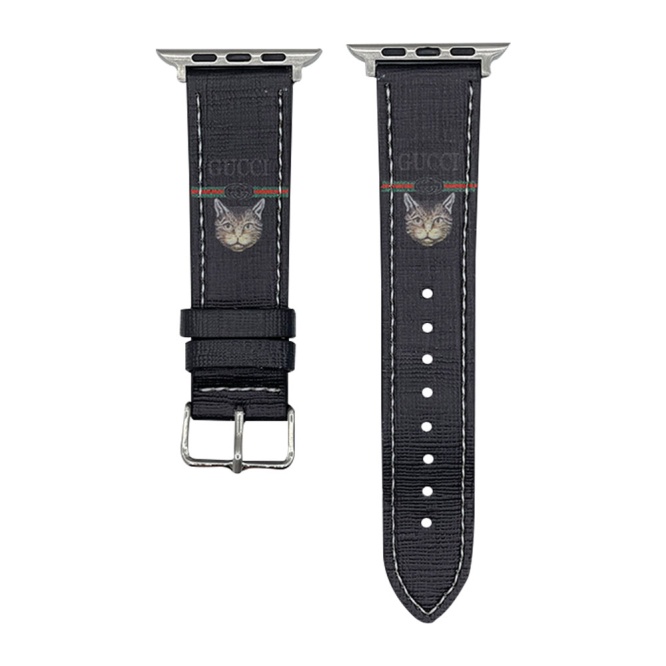 Straps Gucy Cat Printed Strap For 42-44mm