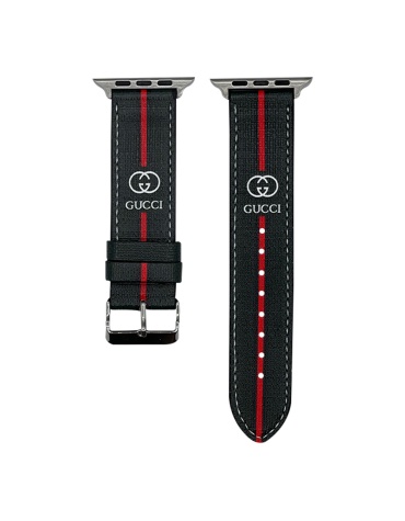 Straps Gucy Printed Leather Straps For 42-44mm 2