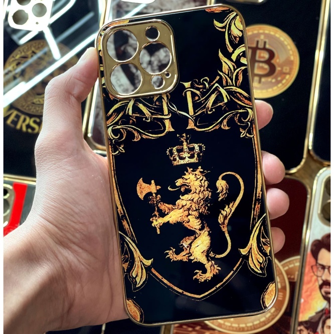 Customized Cases Electroplated Custom Made Gold Plated iPhone Case 13