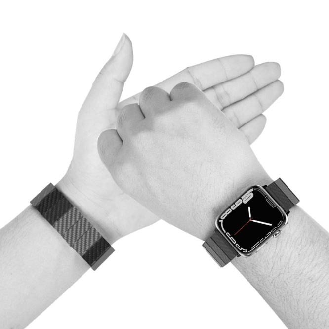 Smartwatch Accessories Carbon Fiber Straps For 42-44-45mm 4