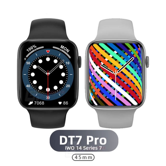Basic Smartwatches DT7 Pro Smart Watch | Silicon Straps | 44mm 2