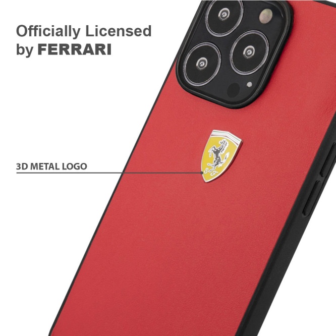 Branded Cases Ferrari Original Italian Flag Line Case Red 5