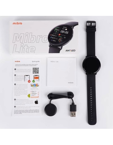 Basic Smartwatches Mibro Lite Smart Watch with Silicon Straps | 44mm 2