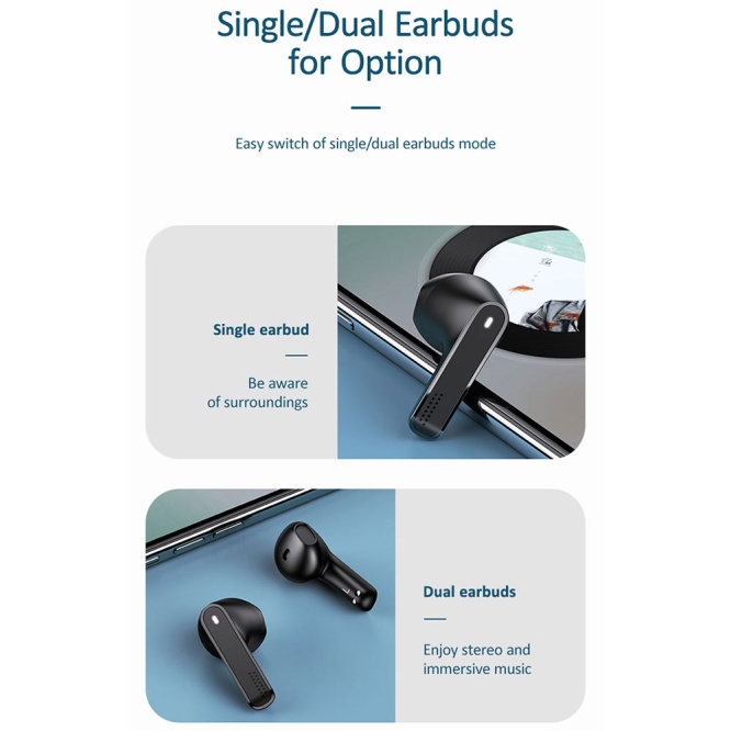 Audio USAMS SM001 TWS Earbuds – SM Series 2