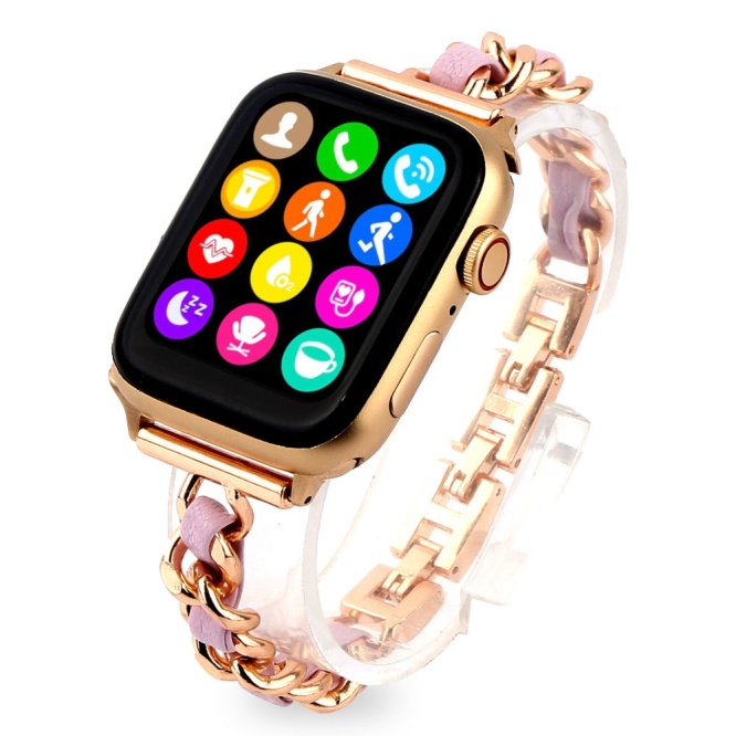 Ladies Smartwatches Watch 7 For Her | Gold Dial | i7 Pro | 44mm 3