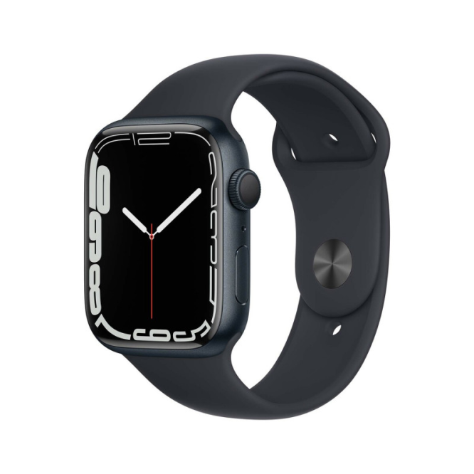 Basic Smartwatches Apple Watch Series 7 45mm Sport Band with Aluminum Case
