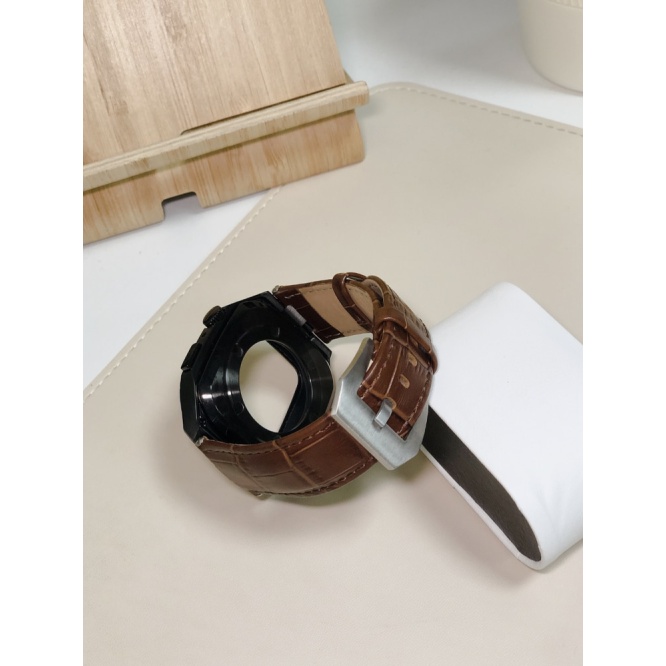 Smartwatch Accessories Branded Leather Watch Kit For 44-45mm 5