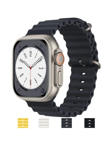 Smartwatch Accessories Ocean rubber straps For 42-44 & 45mm
