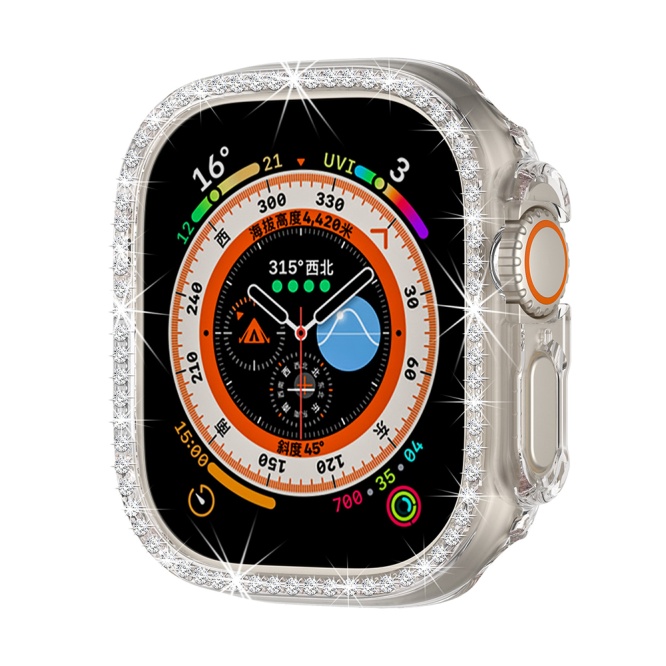 Cases Diamond Bling Protection Case for Apple Watch Ultra 3