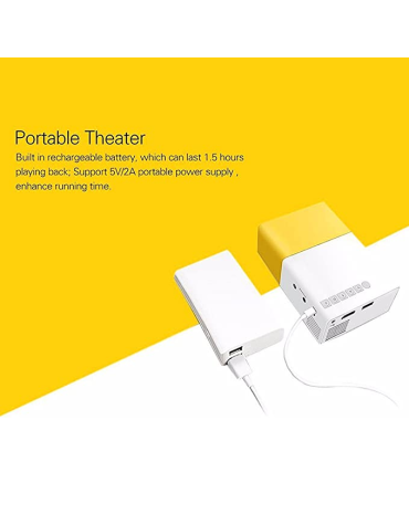 Novelty Tec YG300 Mini LED Projector – Your Portable Mini Video Solution! 2