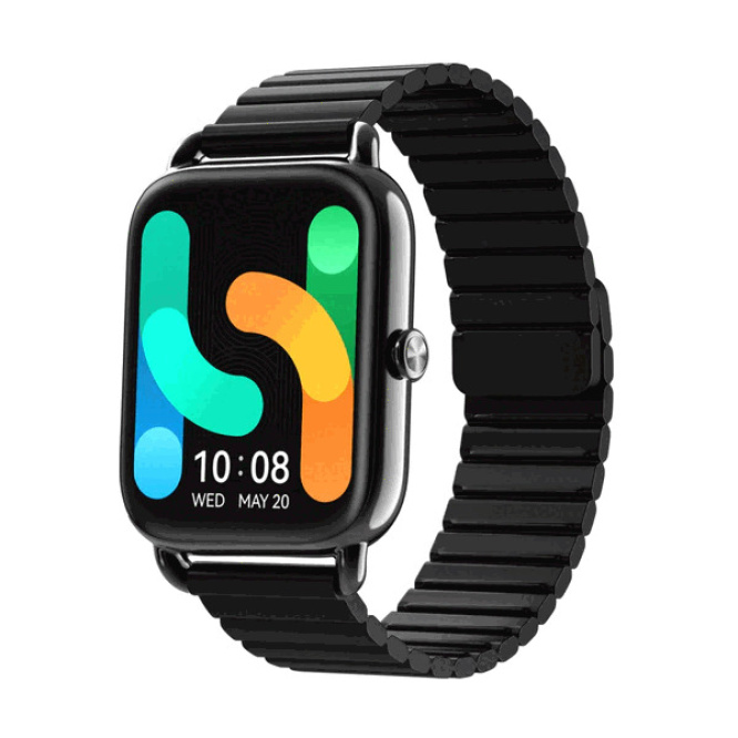 Original Smartwatches Haylou RS4 Plus Smart Watch With Dual Magnetic & Silicone Strap