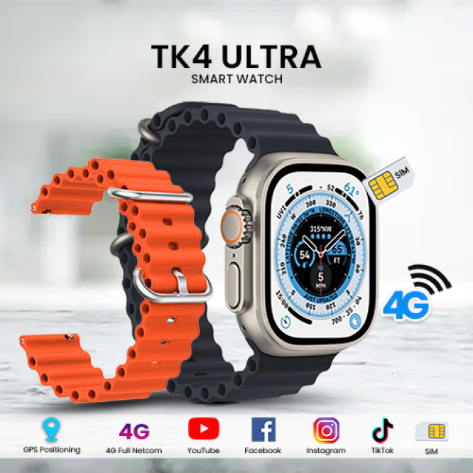 Original Smartwatches Android Ultra 4G Smart Watch | Stay Connected in Style With Two Straps 3