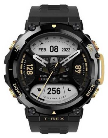 Original Smartwatches Amazfit T-Rex 2 Smartwatch | Astro Black, Ember Black, Desert Khaki, Wild Green
