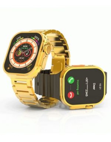 Basic Smartwatches G9 Ultra Pro Smart Watch 8 Series 49mm Gold Edition.