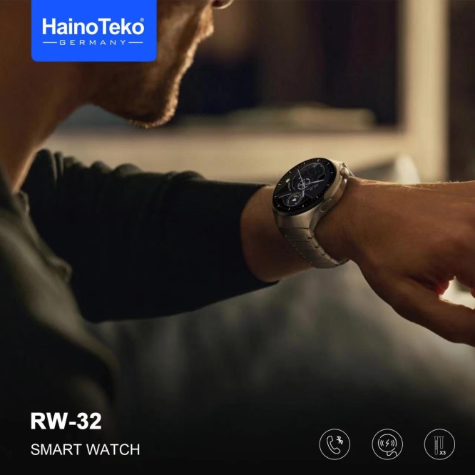 Original Smartwatches Haino Teko Germany RW-32 AMOLED Display Smart Watch with 3 Strap 3