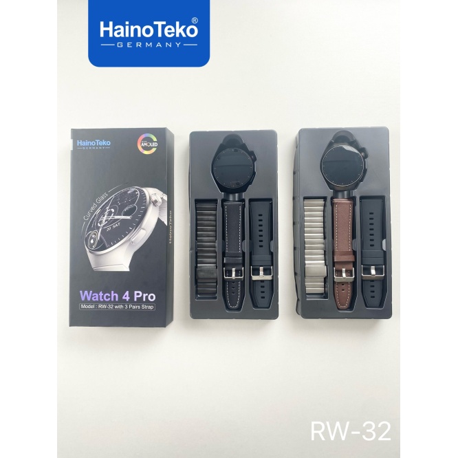 Original Smartwatches Haino Teko Germany RW-32 AMOLED Display Smart Watch with 3 Strap 5
